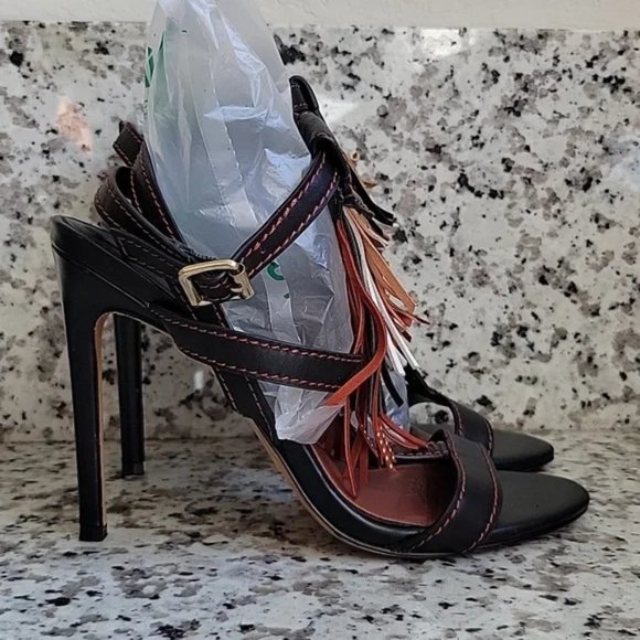 Brian Atwood fringe heels - Picture 6 of 10